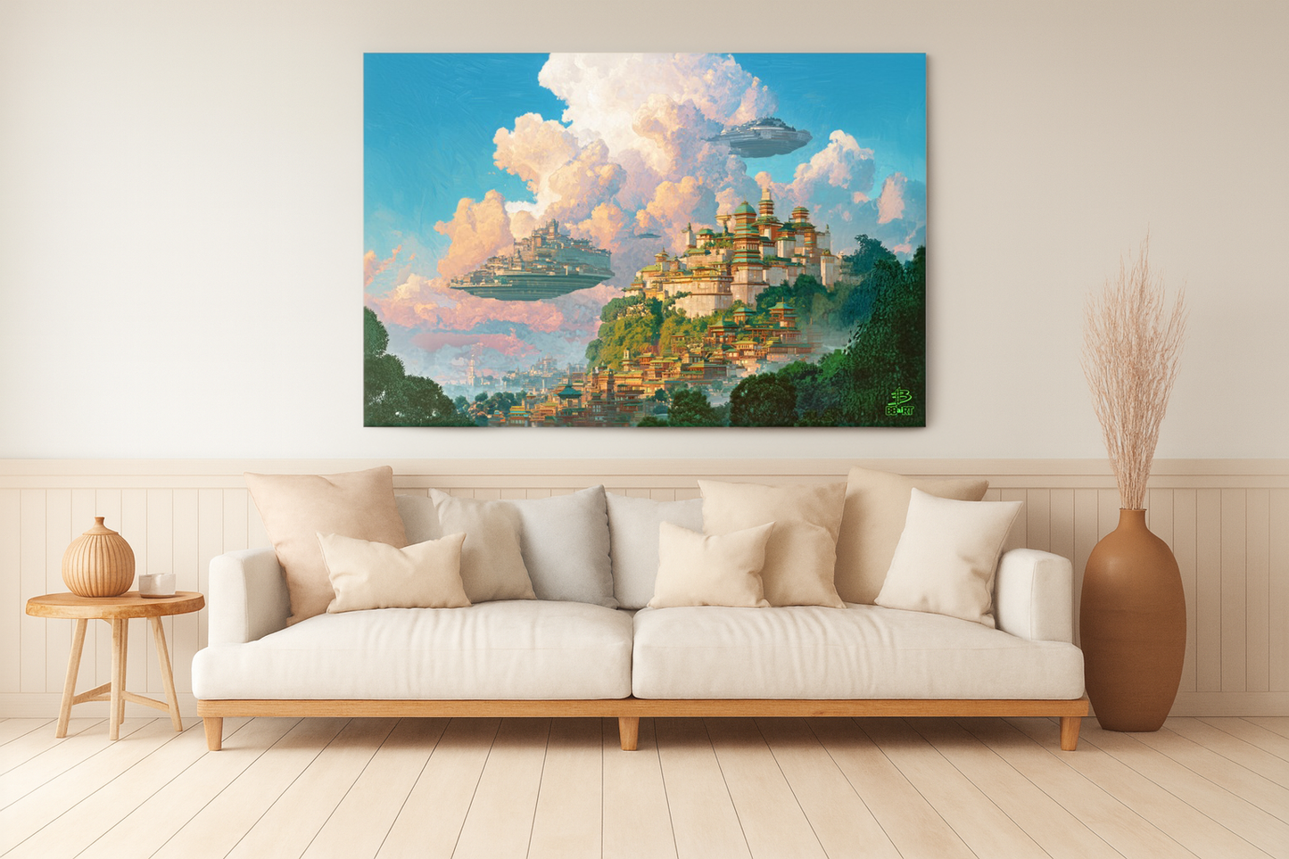 Citadels of the Cumulus Way – Photo Paper Poster