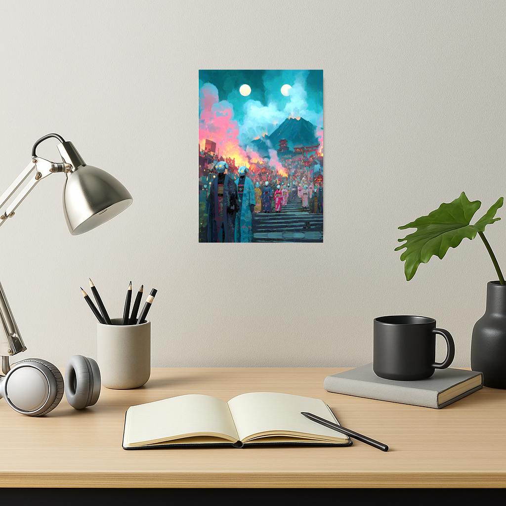 Festival of the Twin Moons – Photo Paper Poster