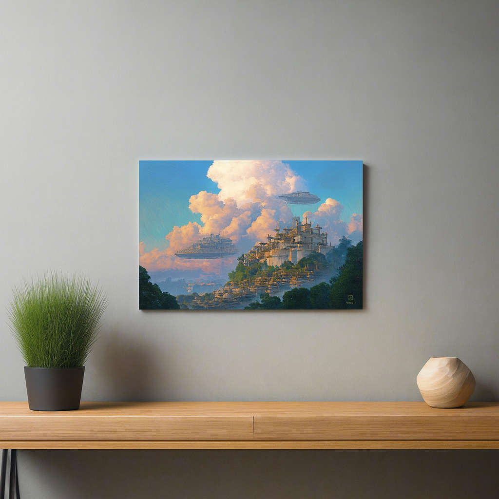 Citadels of the Cumulus Way – Photo Paper Poster