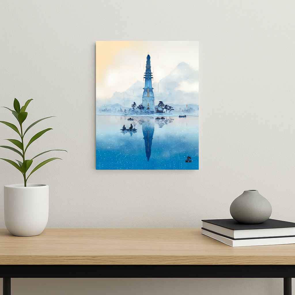Frostspire Keep – Photo Paper Poster