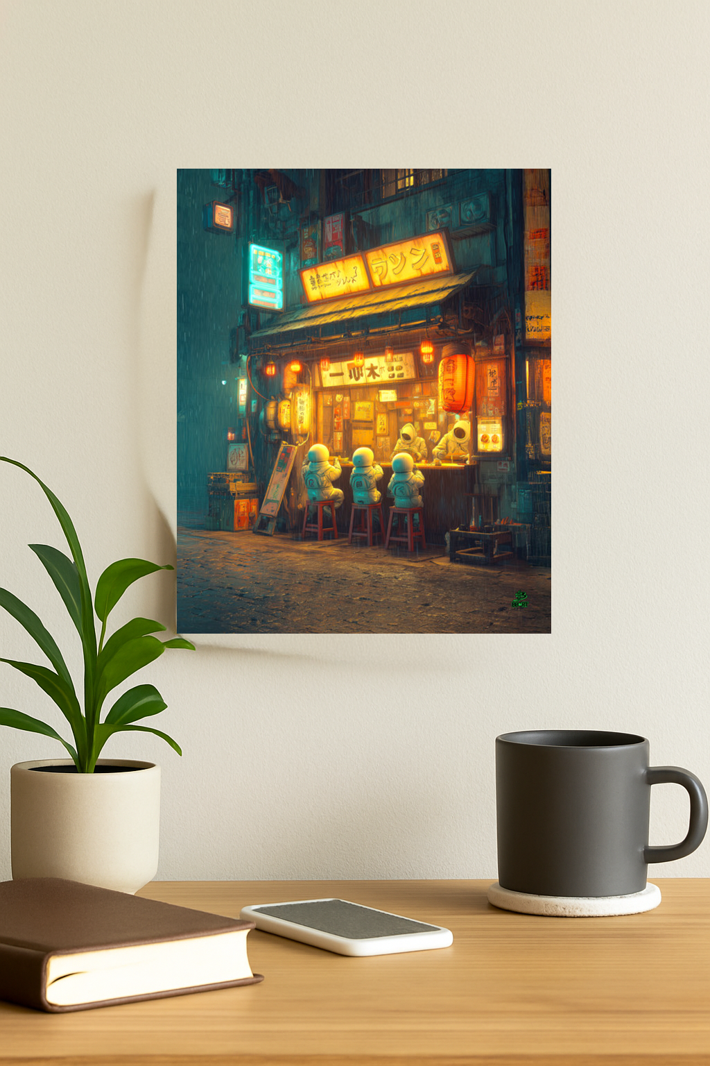 Starlit Noodles – Photo Paper Poster