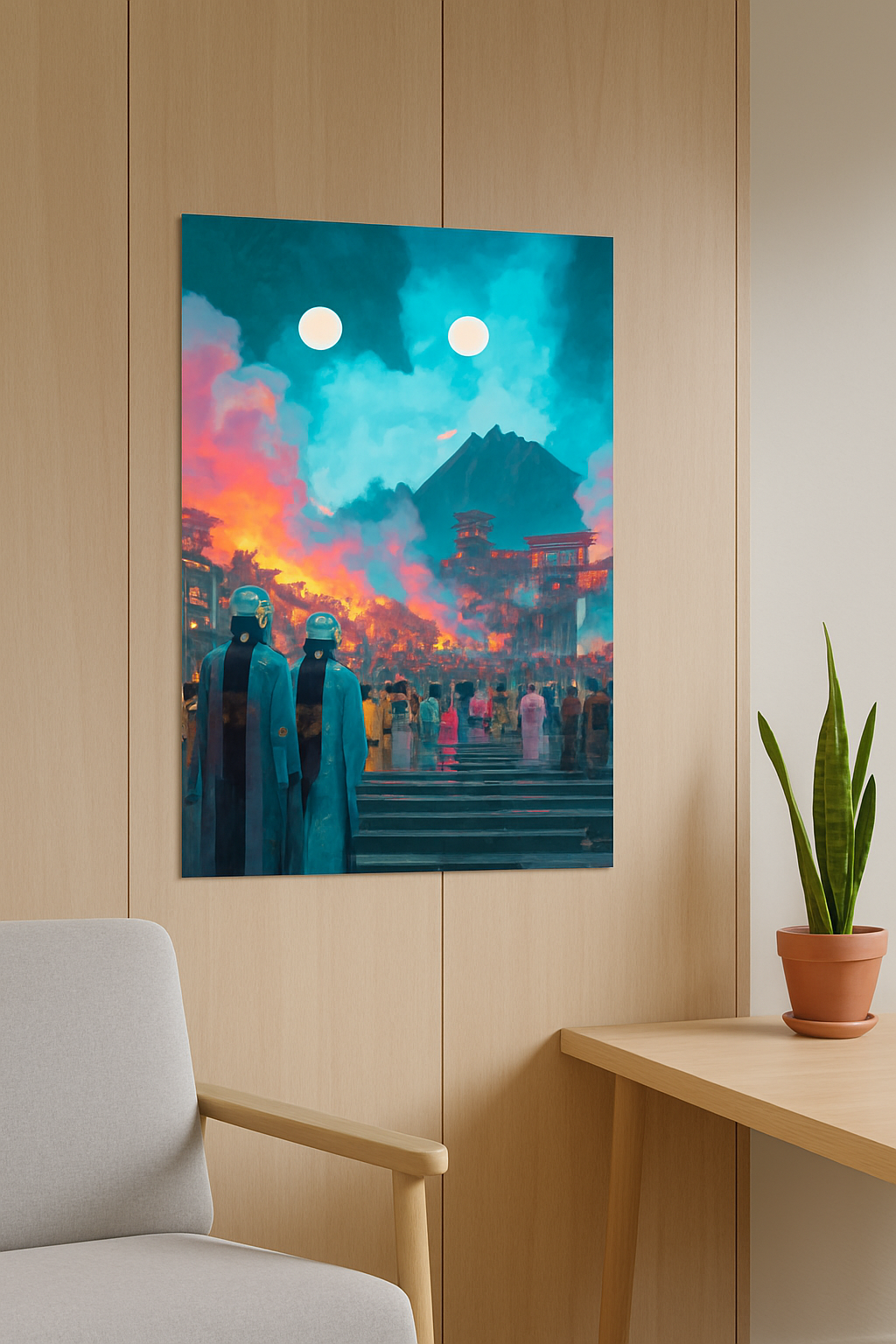 Festival of the Twin Moons – Photo Paper Poster