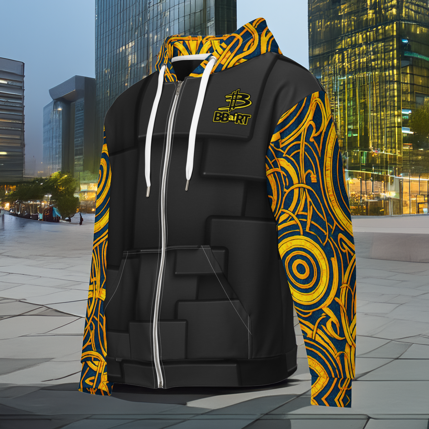 The Mask of Valor: Kara - Unisex All-Over Print Zip Hoodie