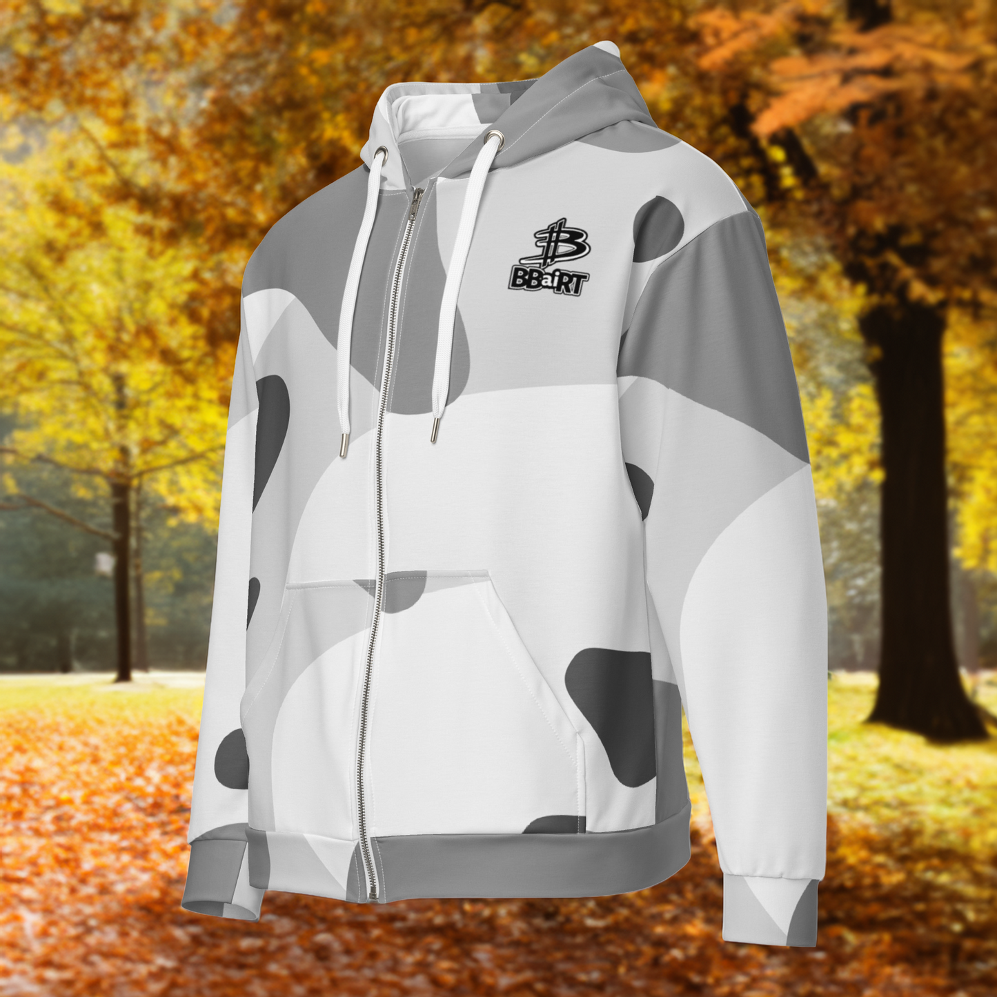 Blinky the Robopup - Unisex All-Over Print Zip Hoodie