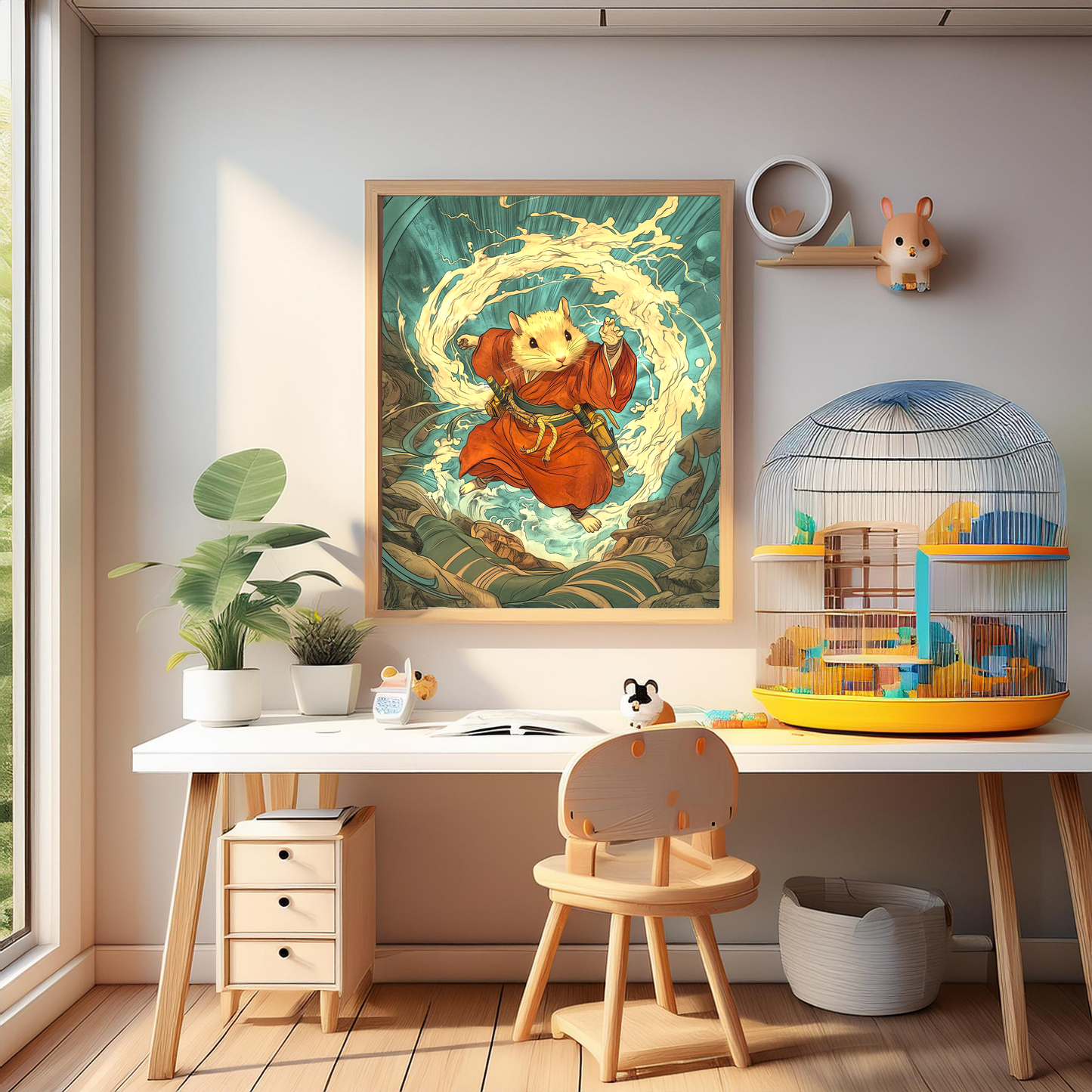 Hiro the Swift – Framed Matte Poster