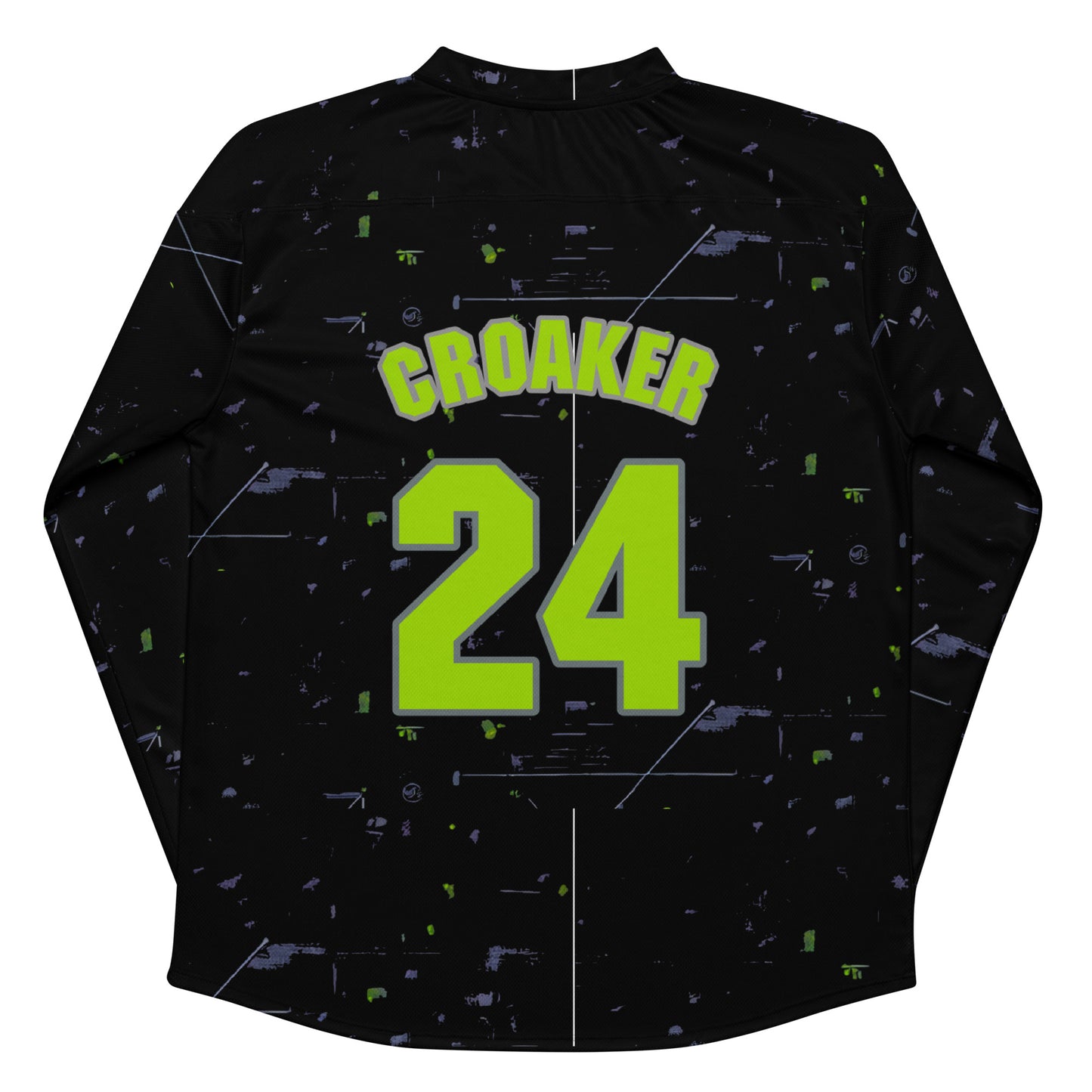 Quantum Croaker - Recycled hockey fan jersey