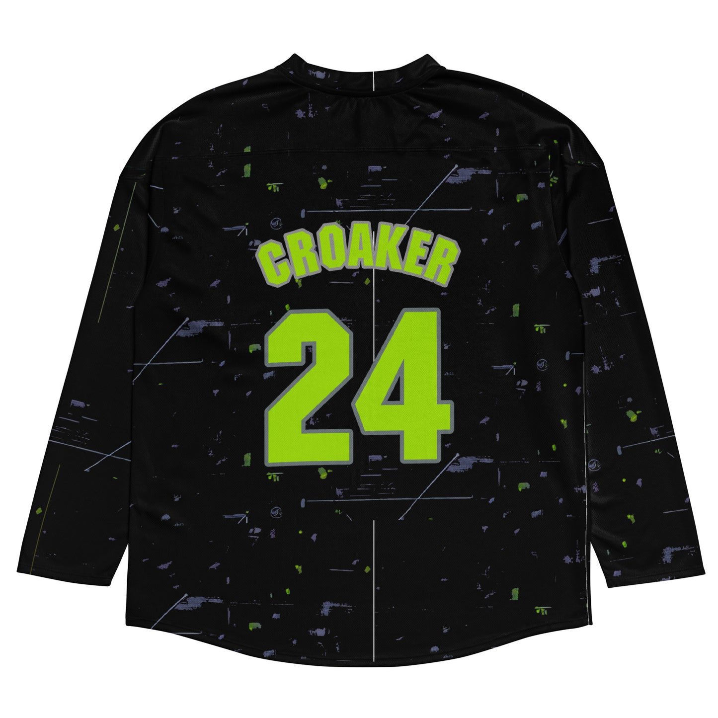 Quantum Croaker - Recycled hockey fan jersey