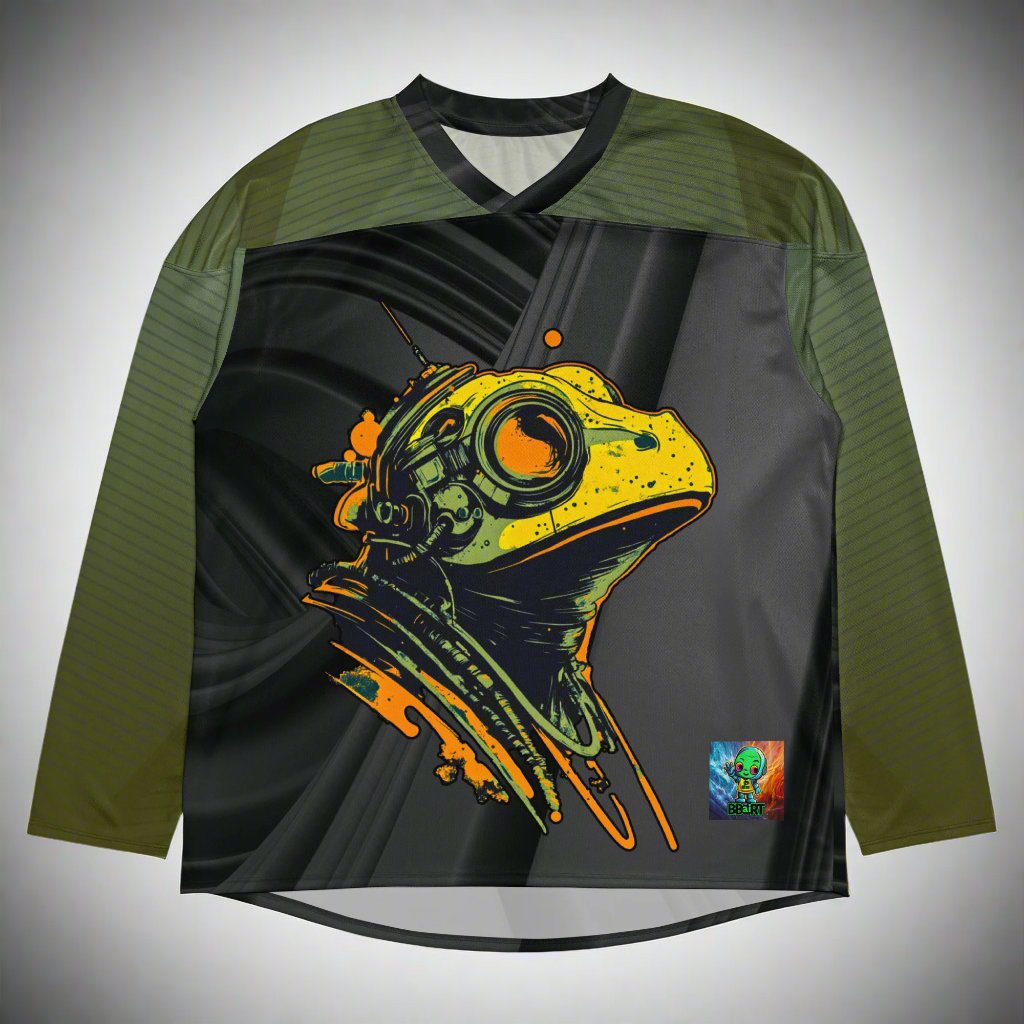 Nebula Croaker - Recycled hockey fan jersey