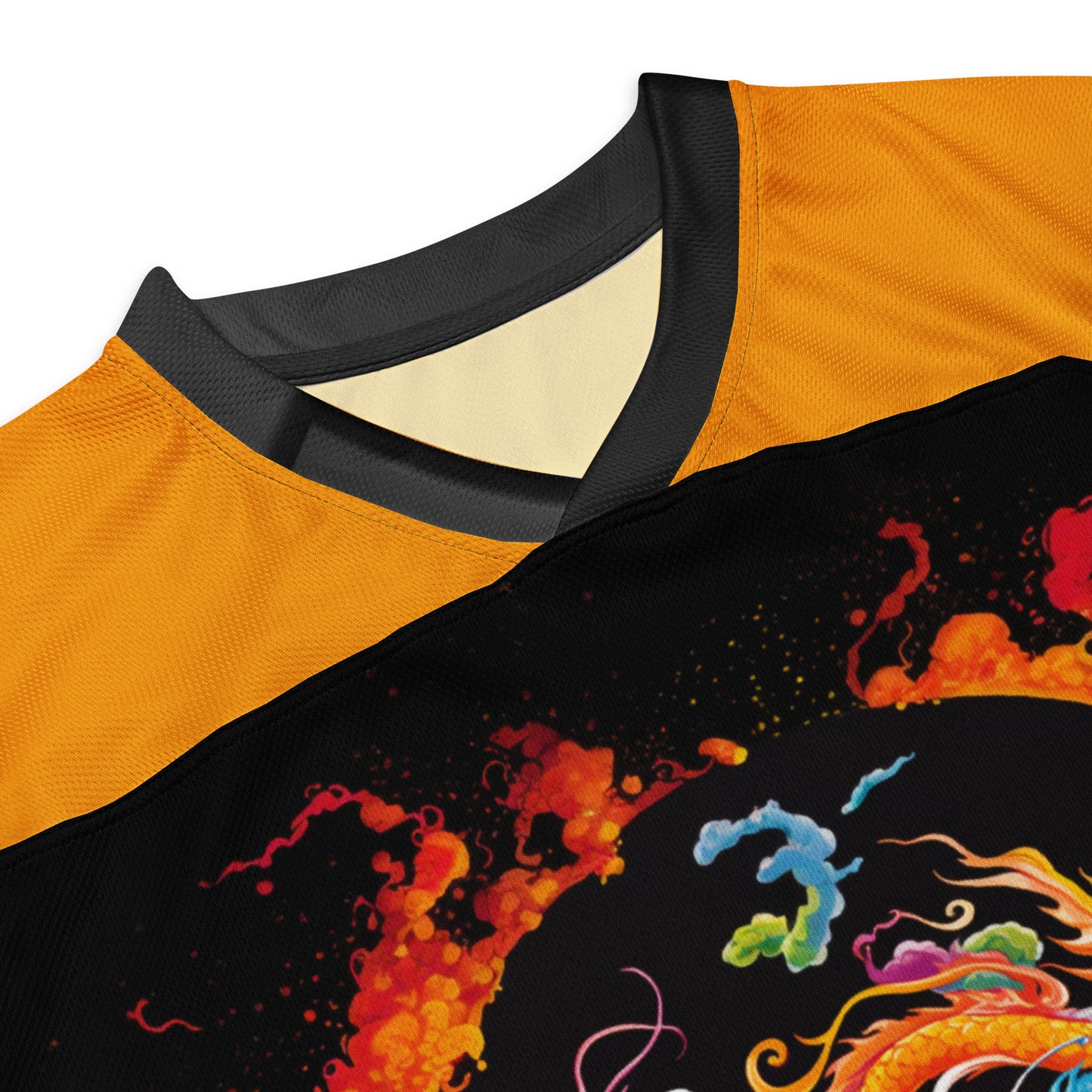 Eternal Harmony: Dual Dragon Hockey Jersey