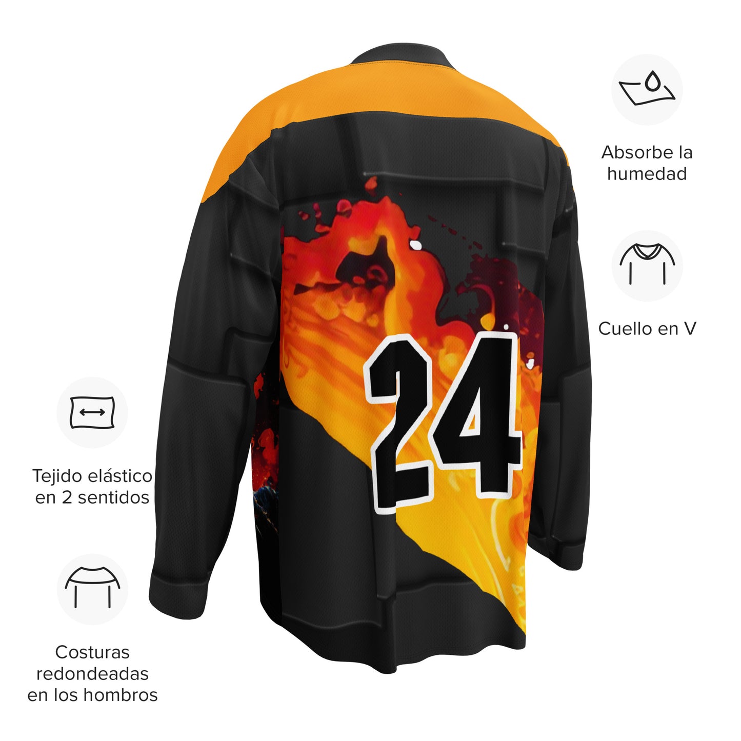 Eternal Harmony: Dual Dragon Hockey Jersey