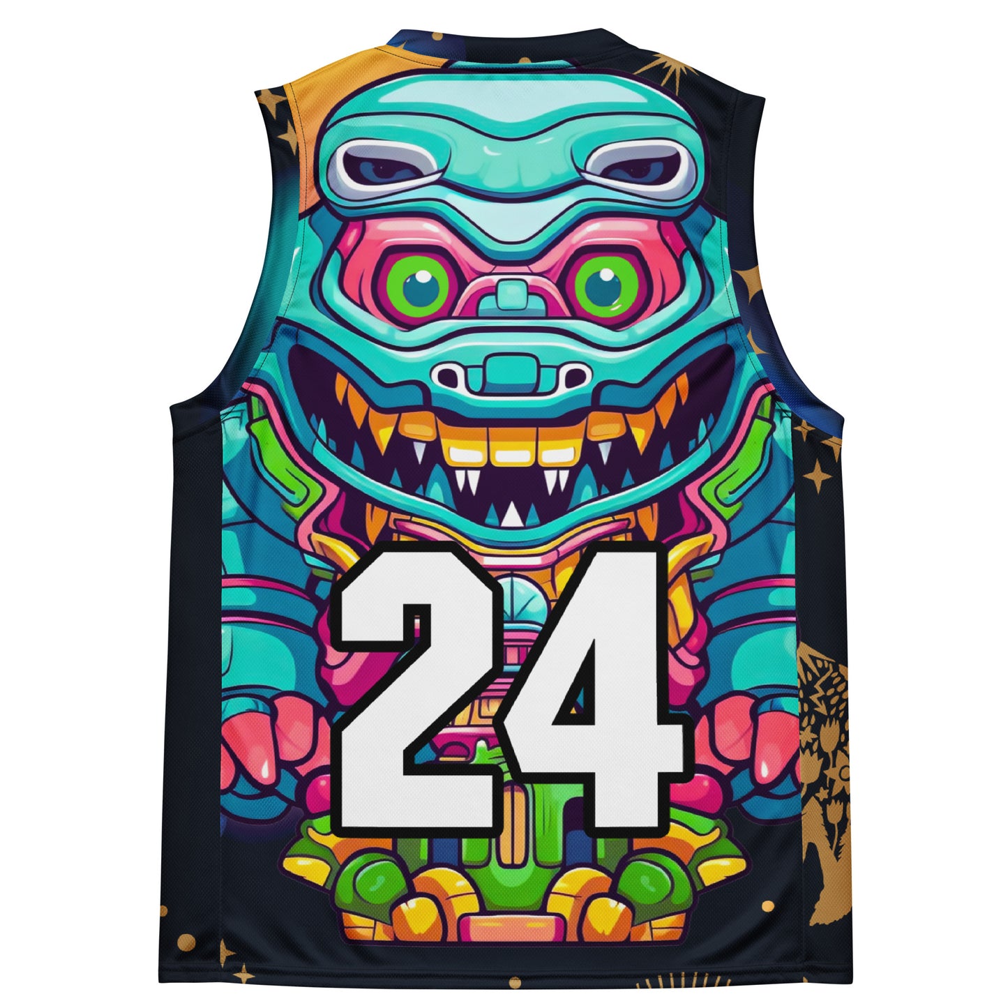 Astro Protector - Recycled unisex basketball jersey - Nebula Night Colorway