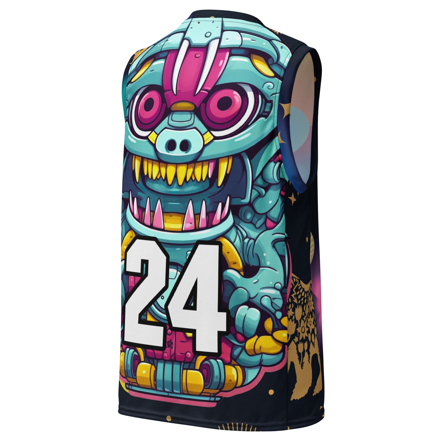 Gear Critter - Recycled unisex basketball jersey - Nebula Night Colorway