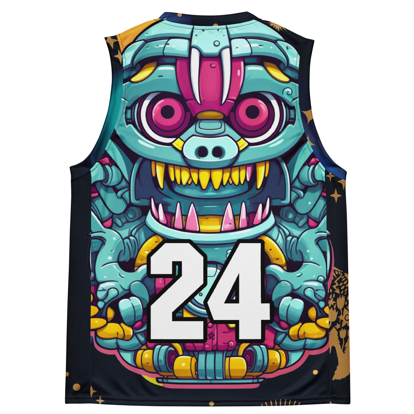 Gear Critter - Recycled unisex basketball jersey - Nebula Night Colorway