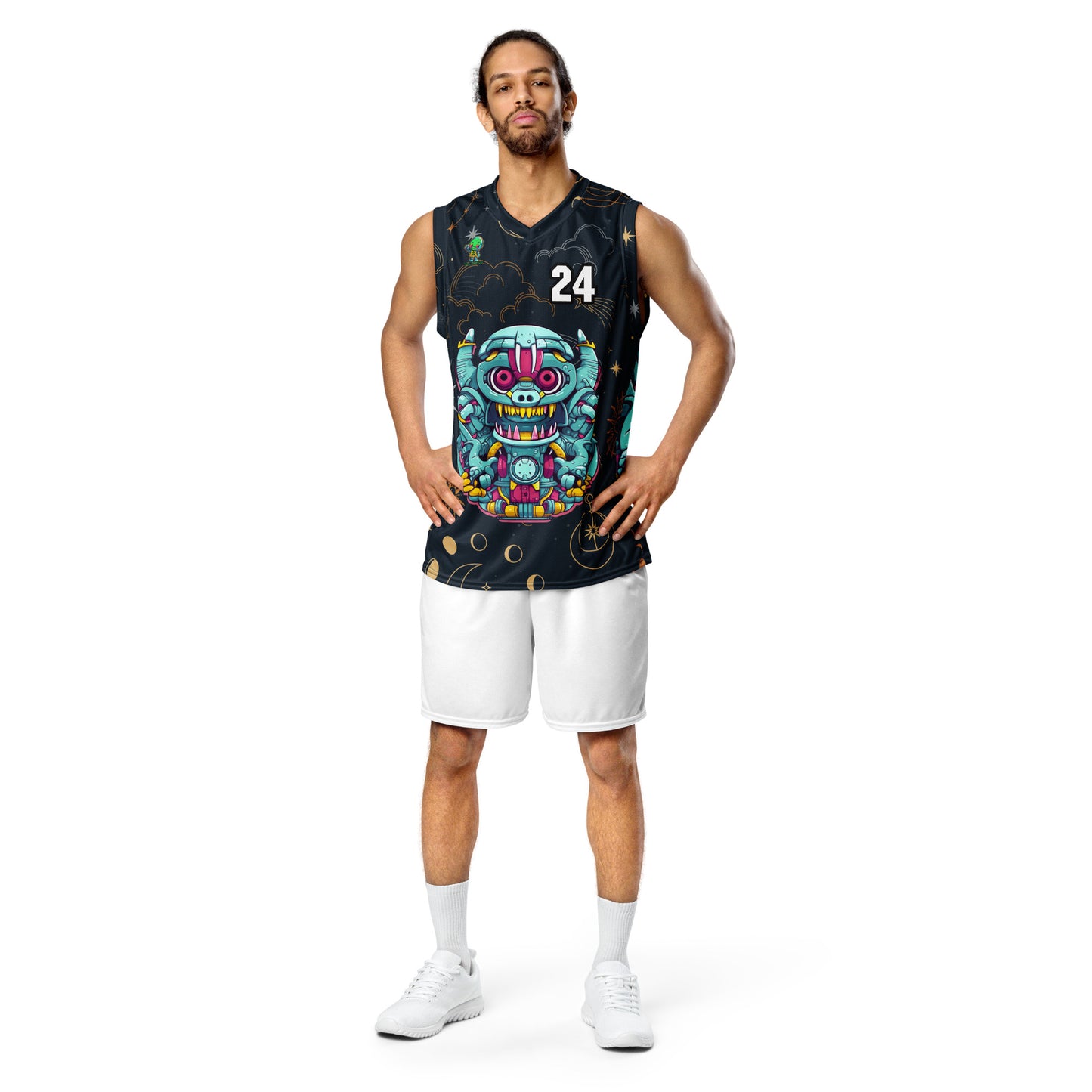 Gear Critter - Recycled unisex basketball jersey - Starry Odyssey Colorway