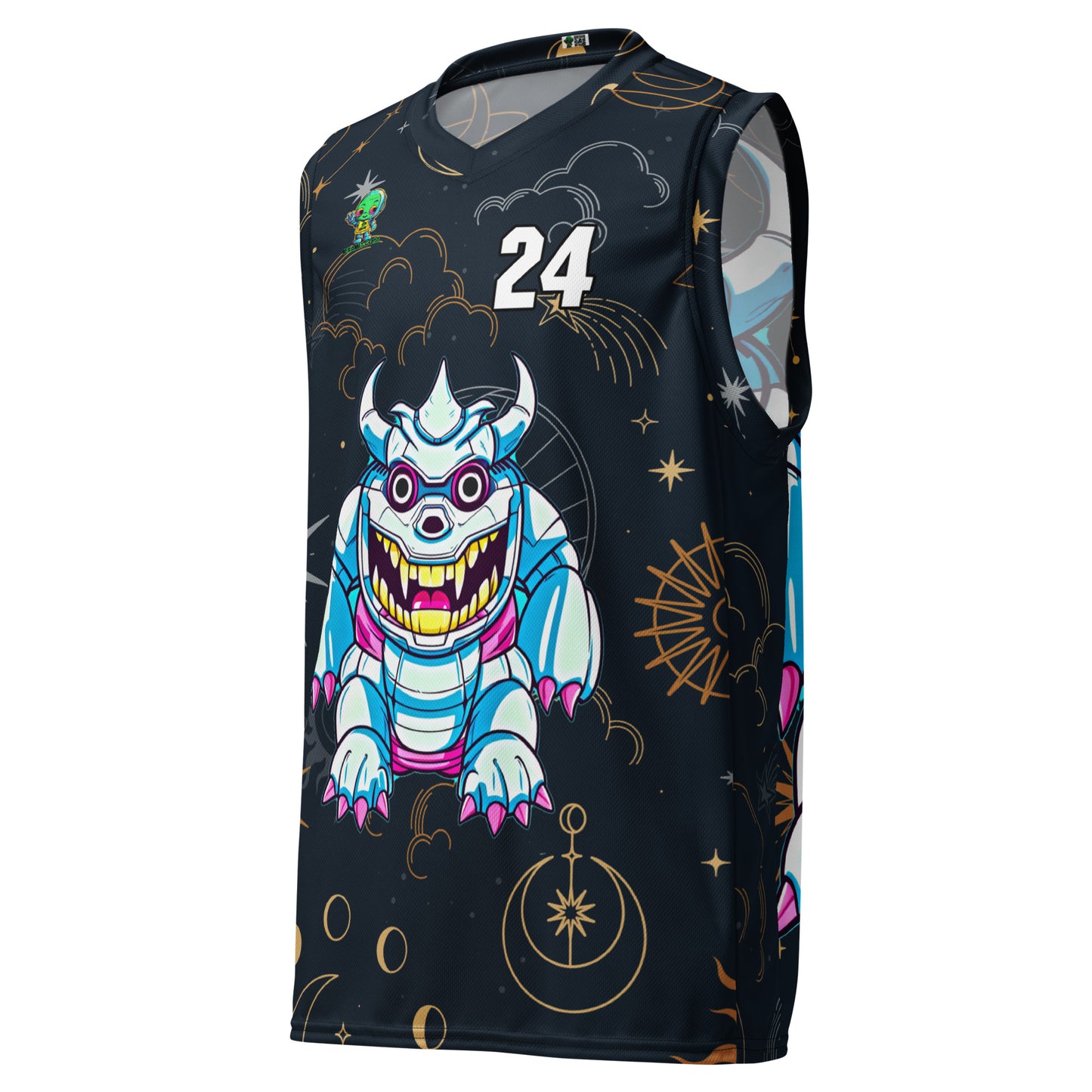 Kind Claw - Recycled unisex basketball jersey - Starry Odyssey Colorway