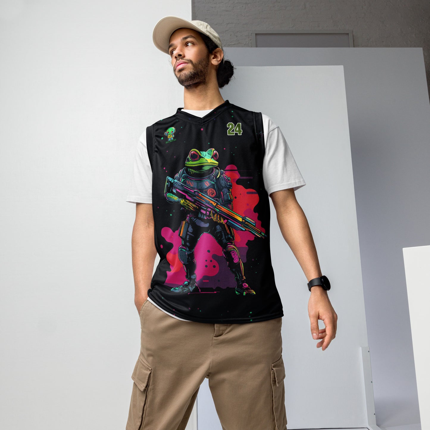 Galactic Ribbit - Basketball Jersey