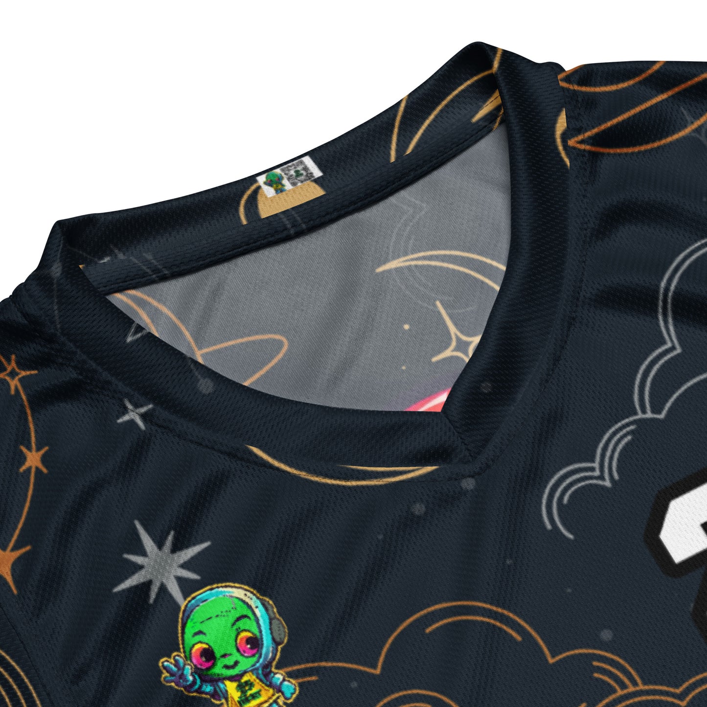 Robo Ranger - Recycled unisex basketball jersey - Starry Odyssey Colorway