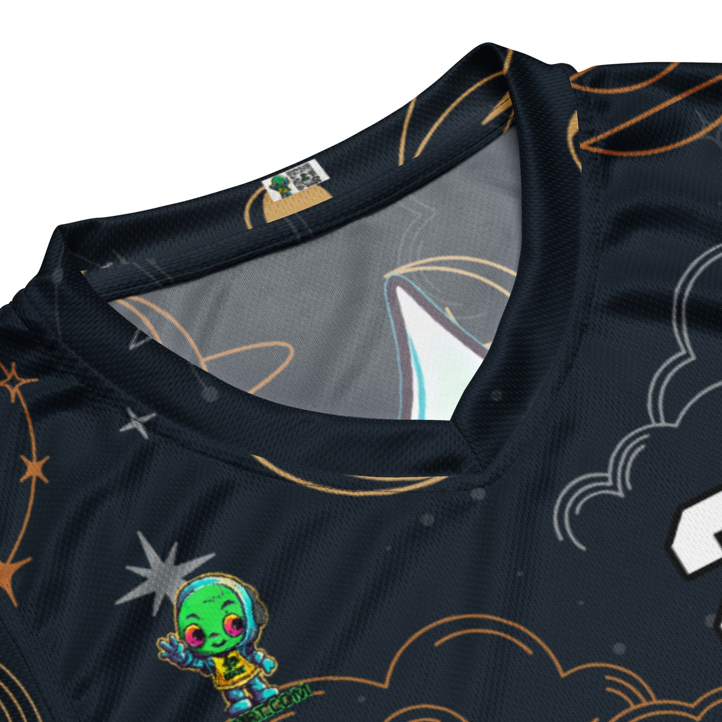 Kind Claw - Recycled unisex basketball jersey - Starry Odyssey Colorway