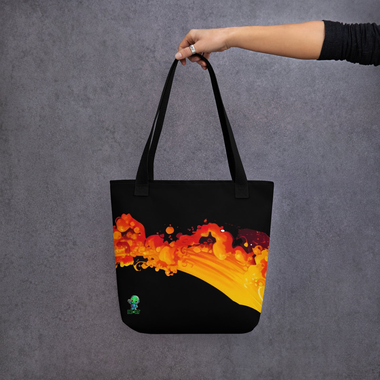 Eternal Harmony: Dual Dragon Tote Bag