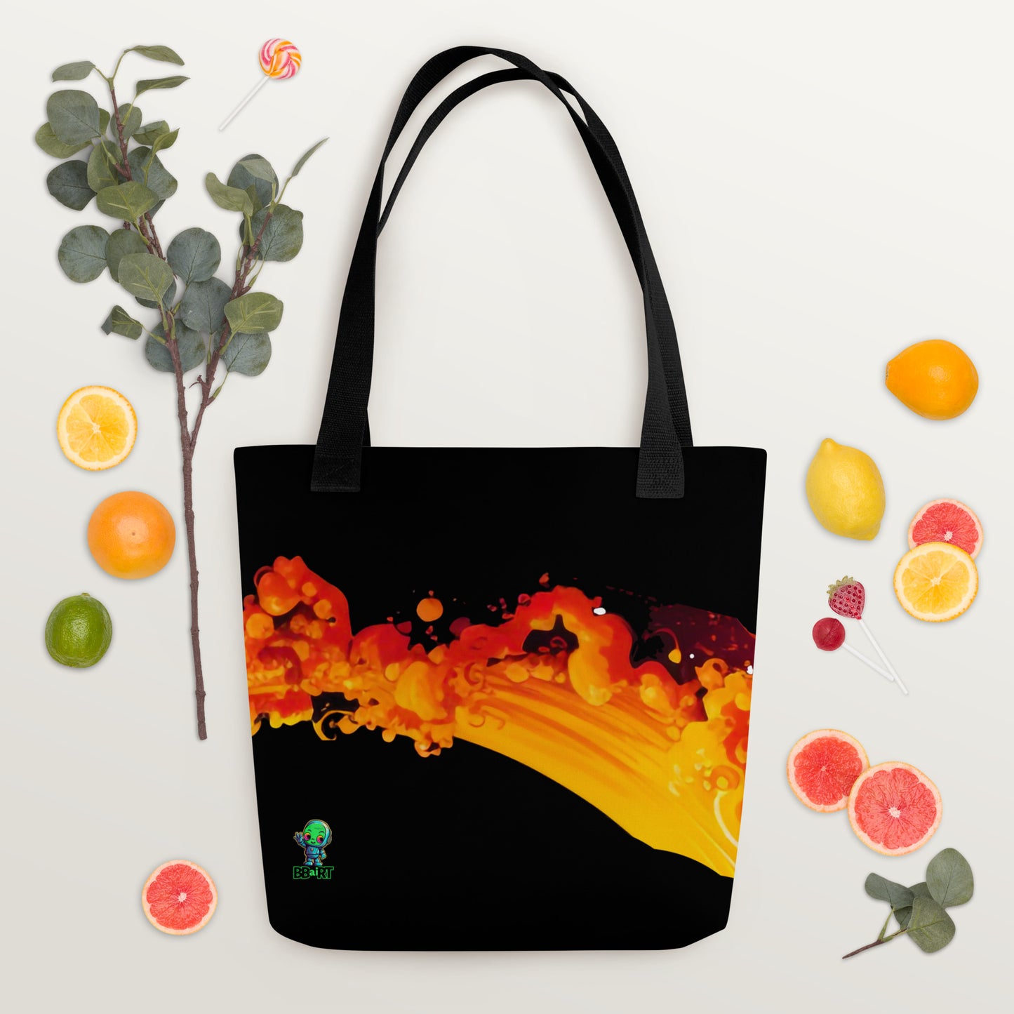 Eternal Harmony: Dual Dragon Tote Bag