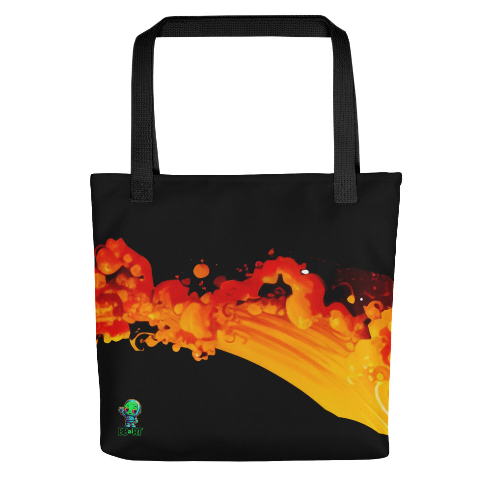 Eternal Harmony: Dual Dragon Tote Bag