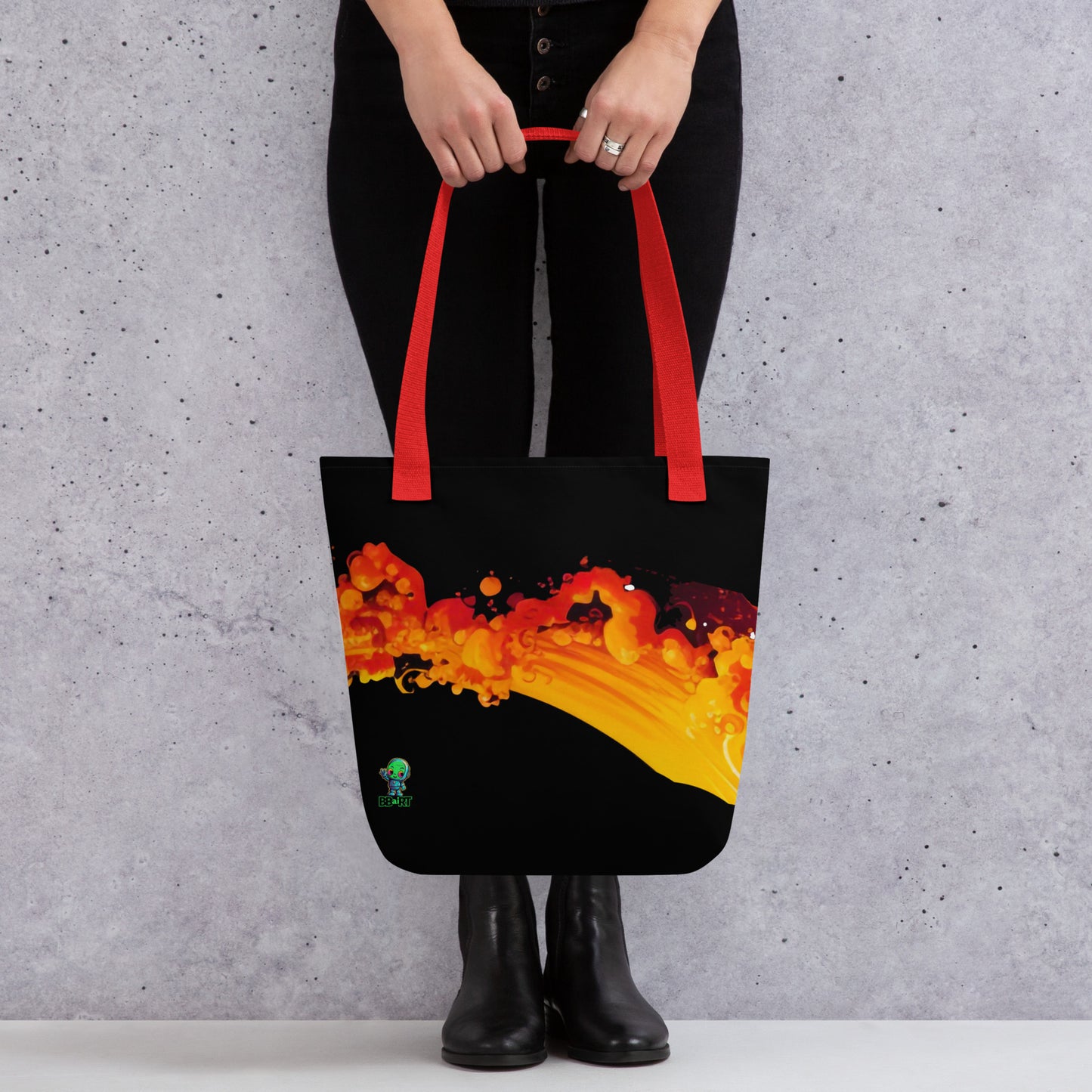 Eternal Harmony: Dual Dragon Tote Bag