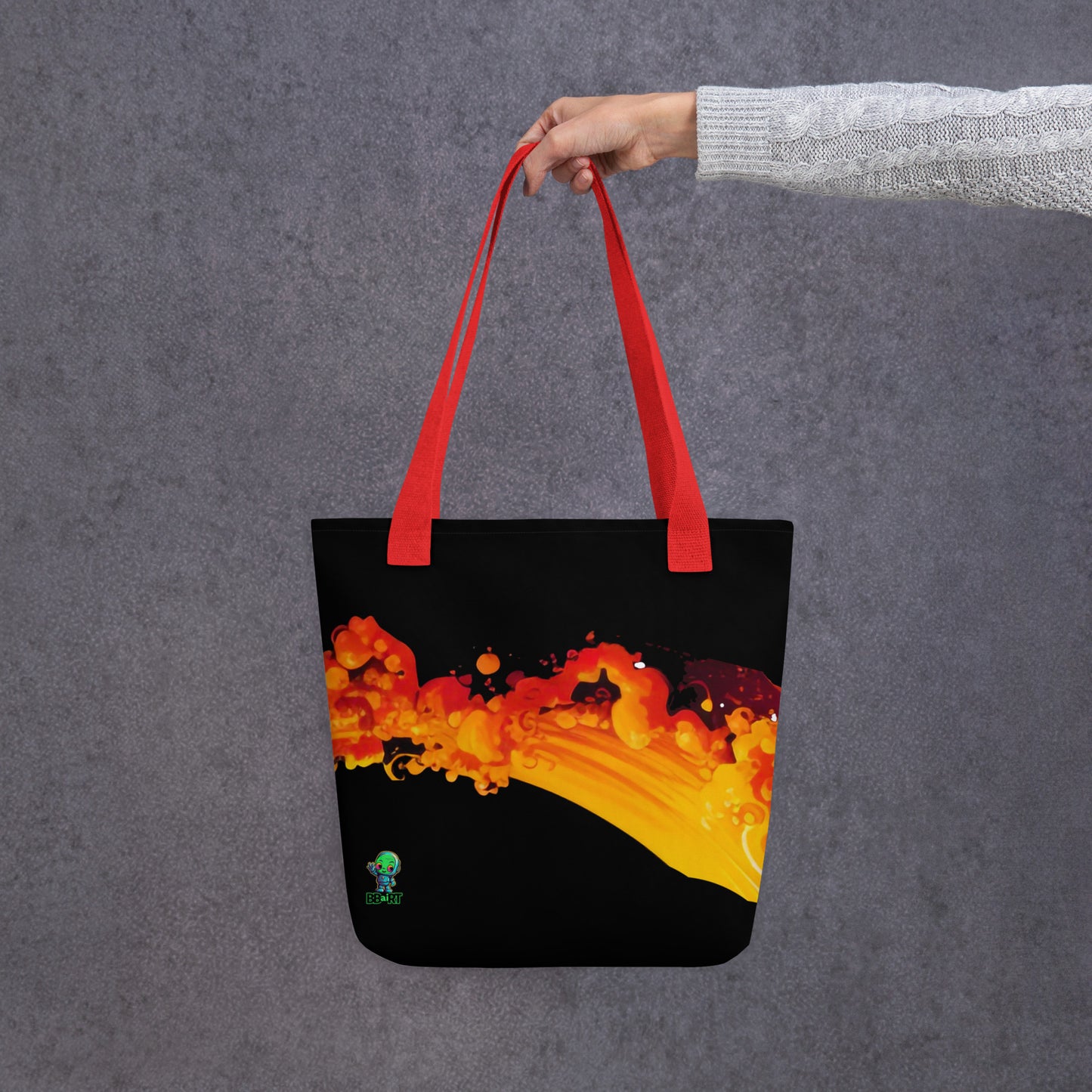 Eternal Harmony: Dual Dragon Tote Bag