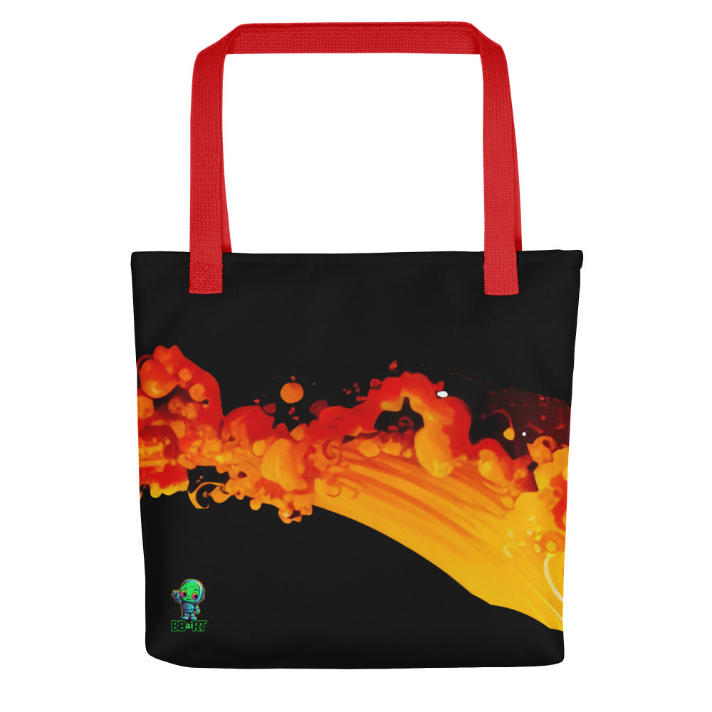 Eternal Harmony: Dual Dragon Tote Bag