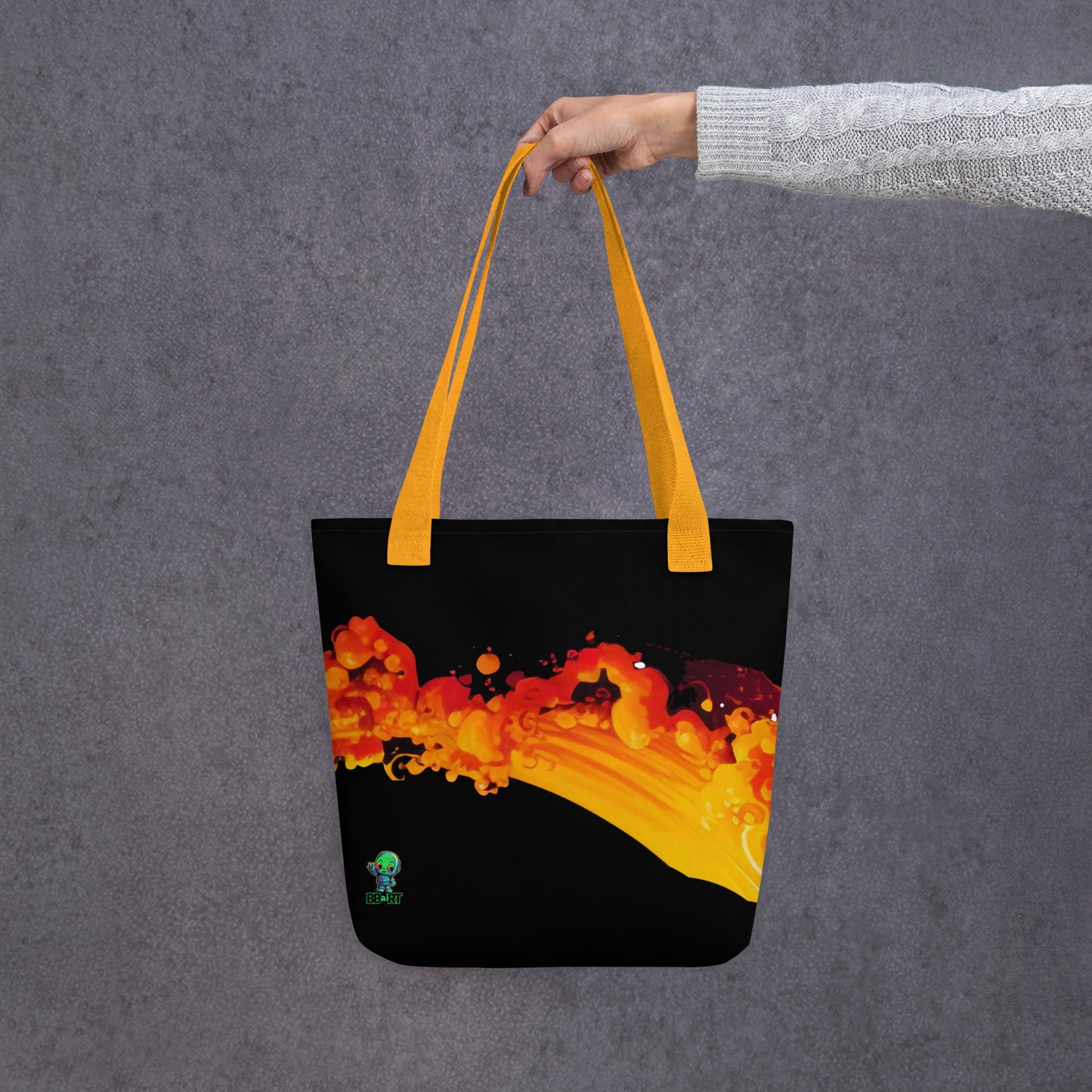 Eternal Harmony: Dual Dragon Tote Bag