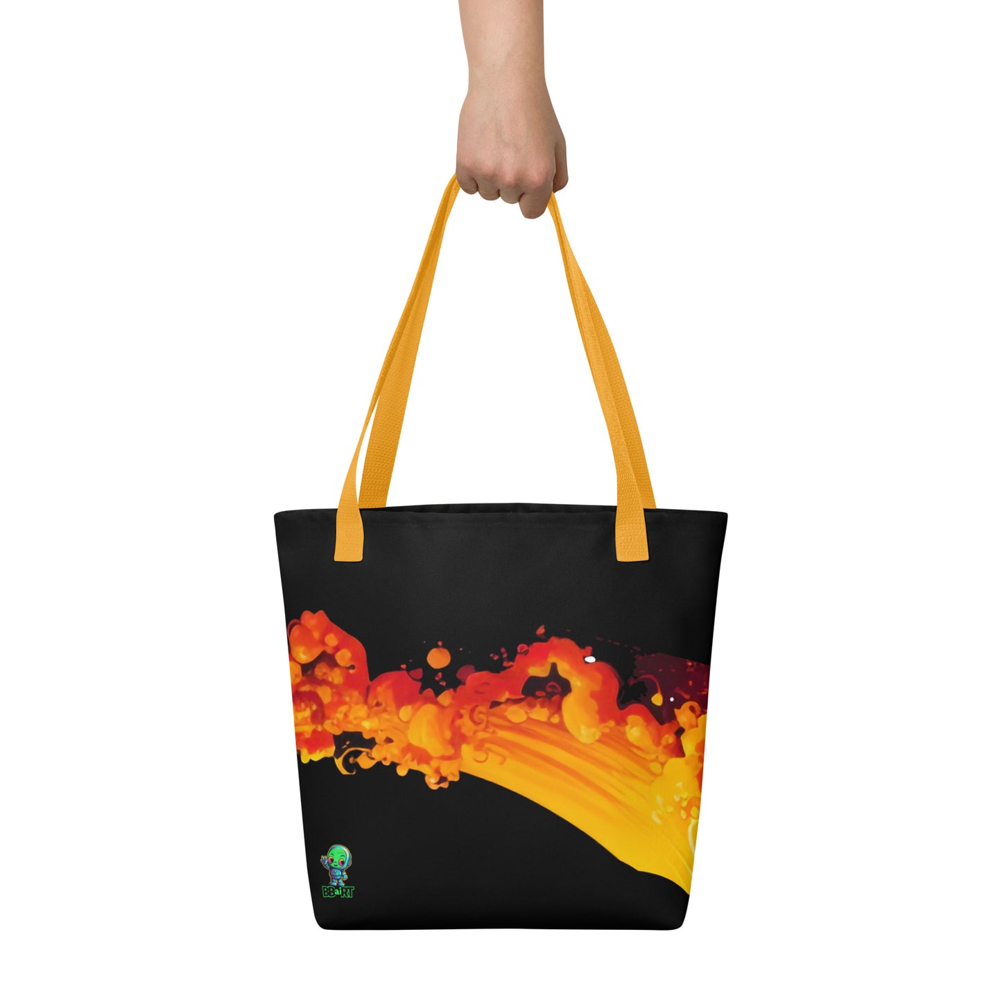 Eternal Harmony: Dual Dragon Tote Bag