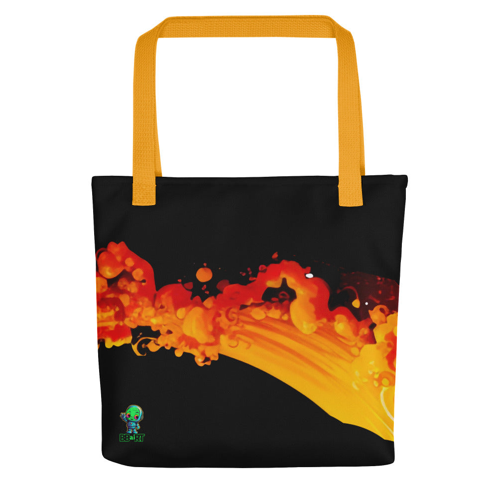 Eternal Harmony: Dual Dragon Tote Bag