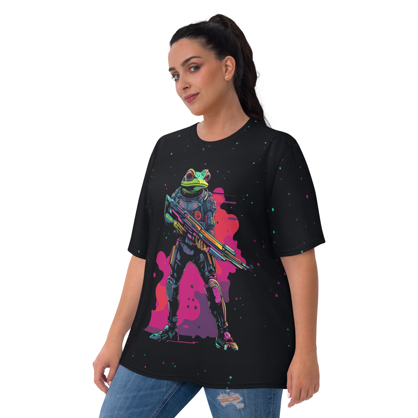 Galactic Ribbit - Womens T-Shirt