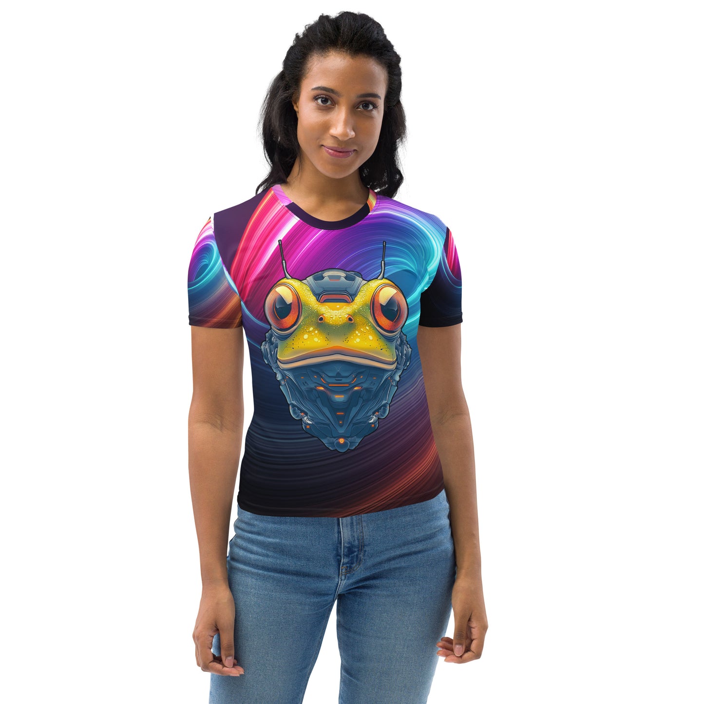 Techno Toad - Women's All-Over Print T-shirt