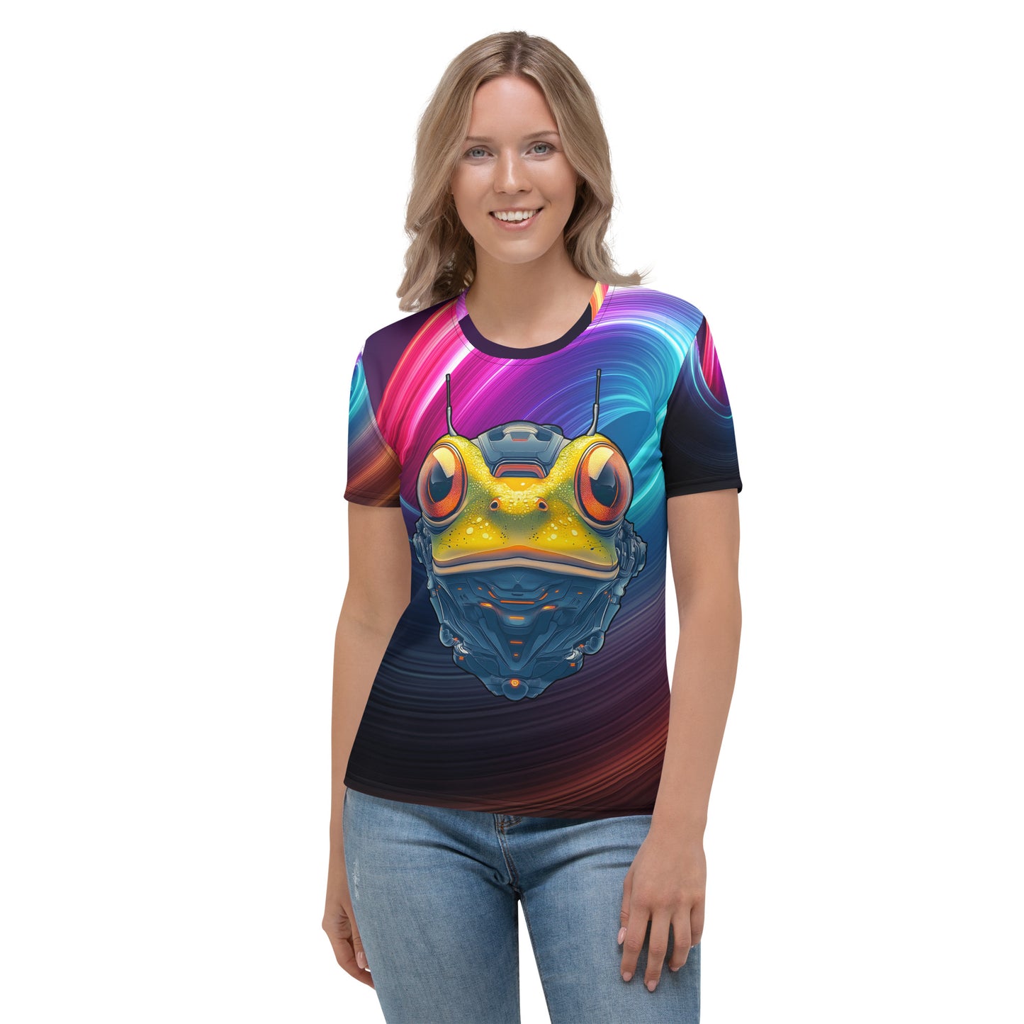 Techno Toad - Women's All-Over Print T-shirt