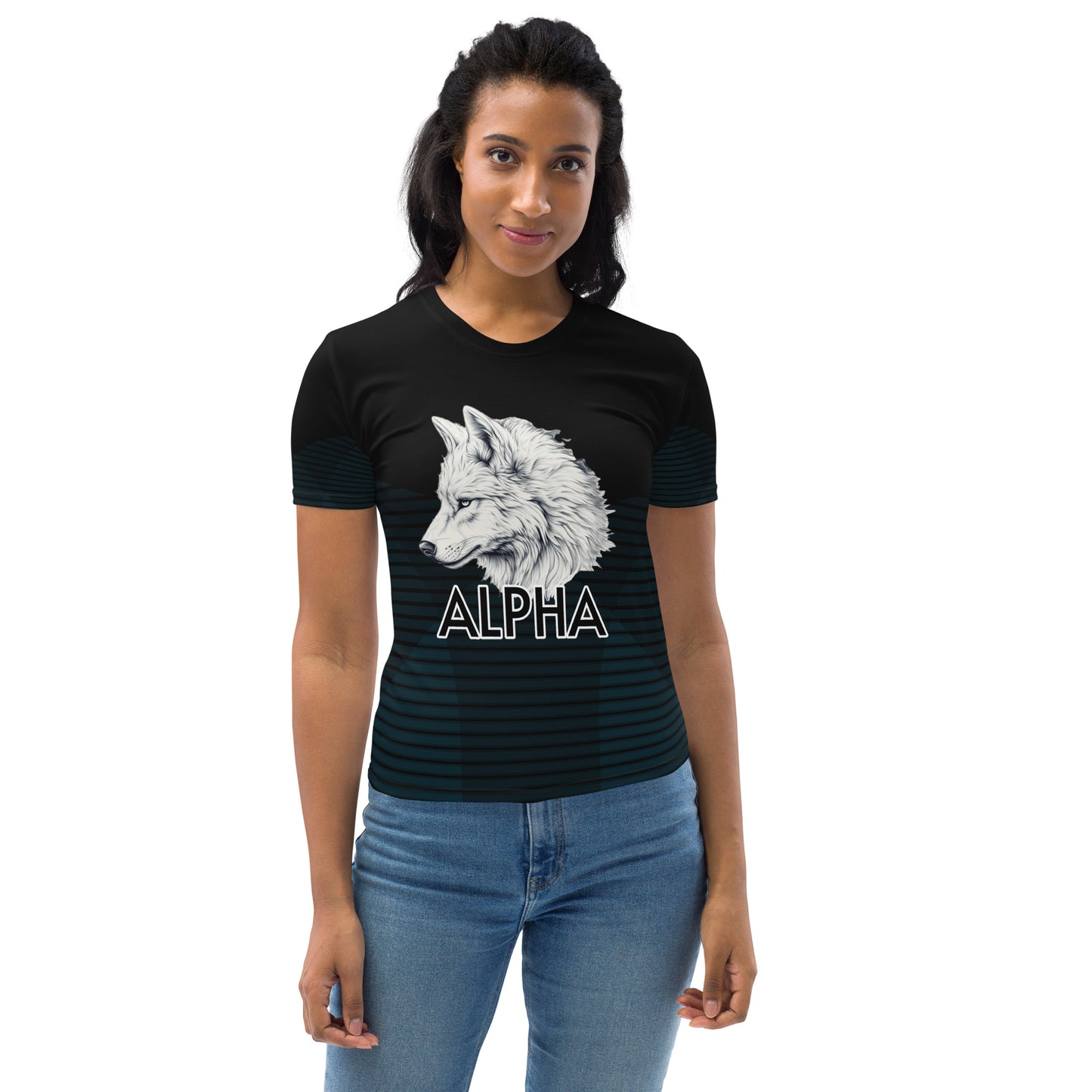 Alpha Wolf - Women's All-Over Print T-shirt