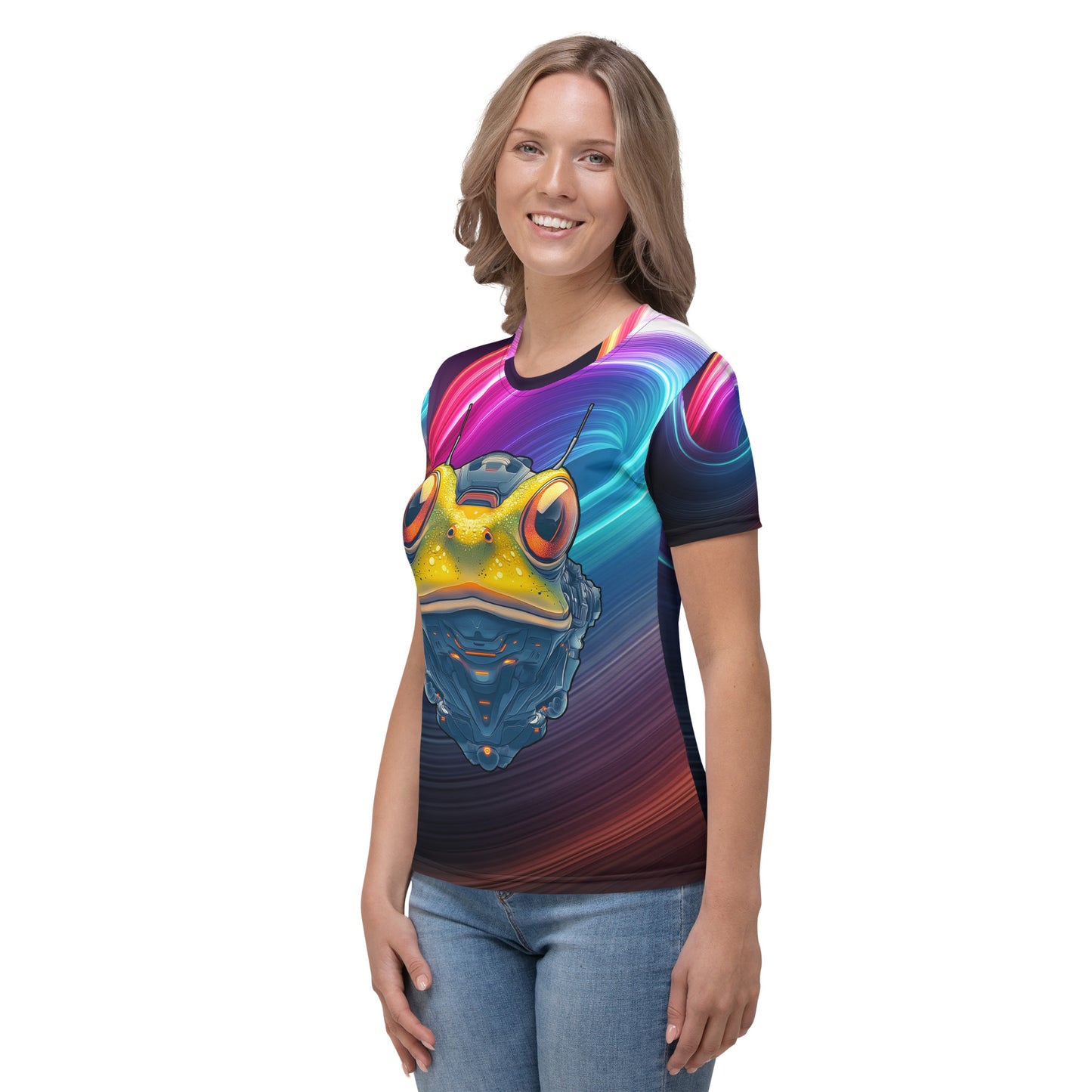 Techno Toad - Women's All-Over Print T-shirt