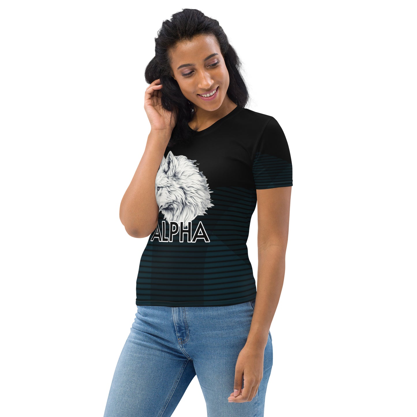 Alpha Wolf - Women's All-Over Print T-shirt