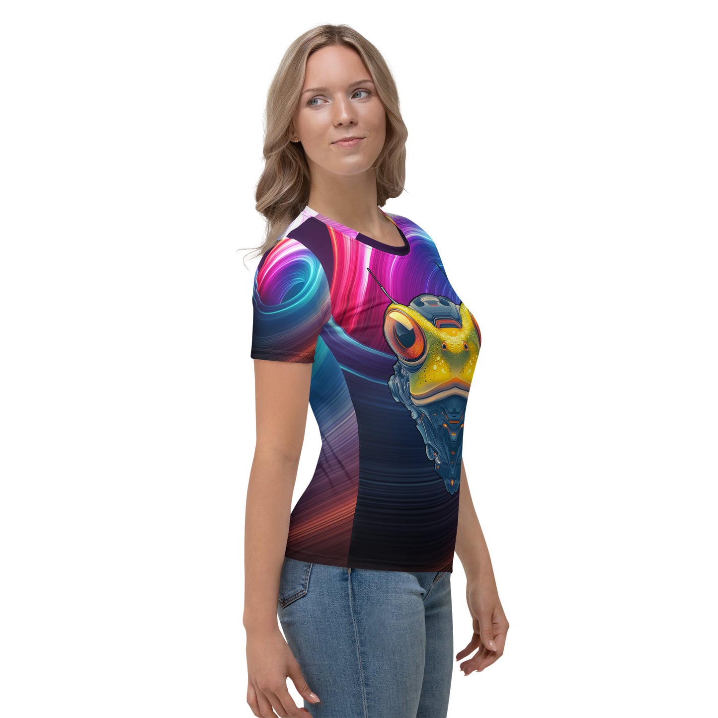 Techno Toad - Women's All-Over Print T-shirt