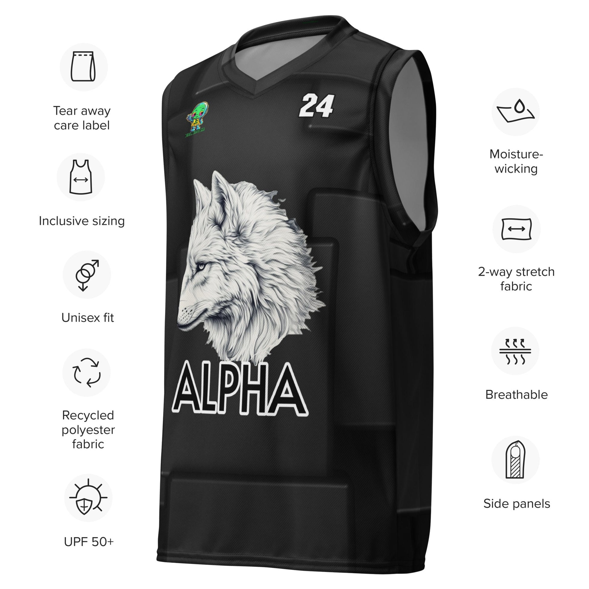 Alpha Wolf - Basketball jersey - BBairt