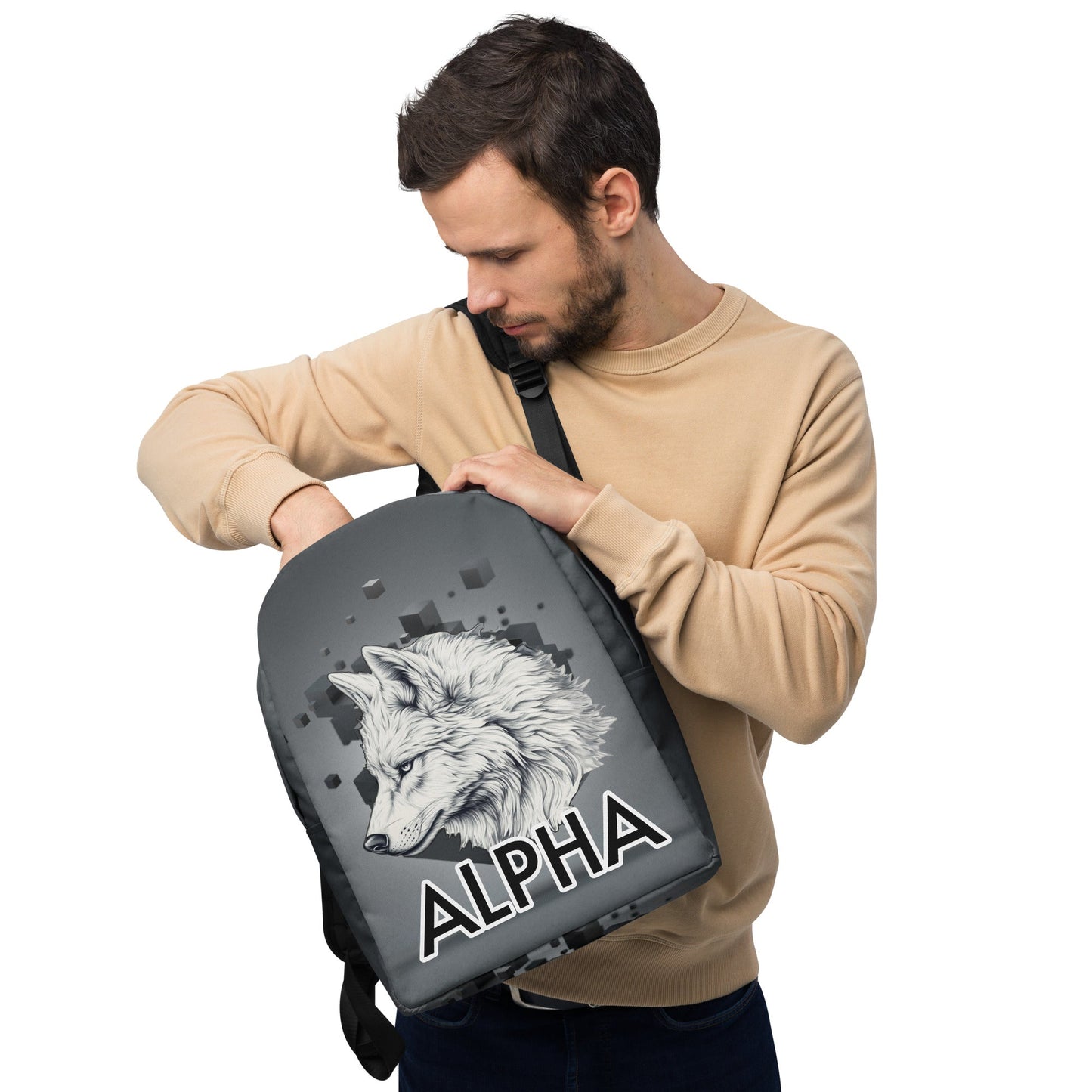Alpha Wolf - Minimalist Backpack - BBairt