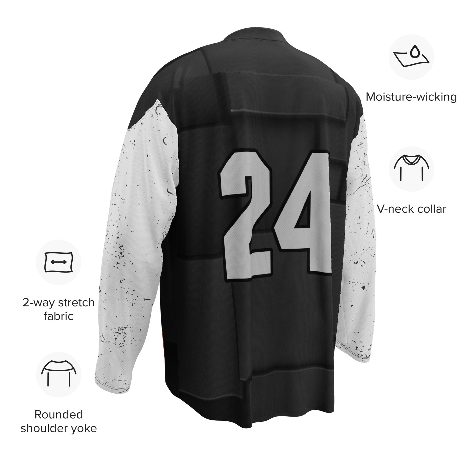 Alpha Wolf - Recycled hockey fan jersey - BBairt