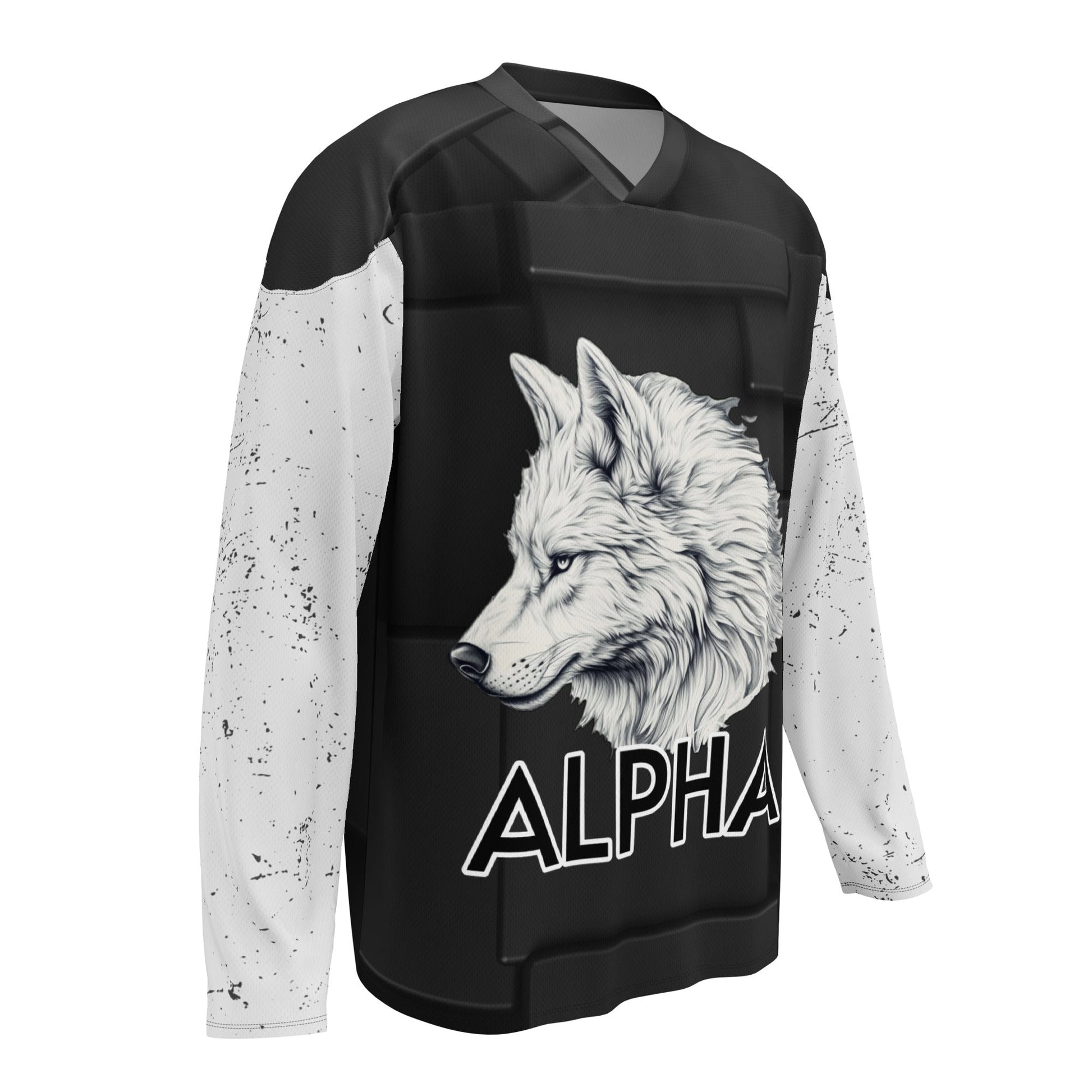 Alpha Wolf - Recycled hockey fan jersey - BBairt