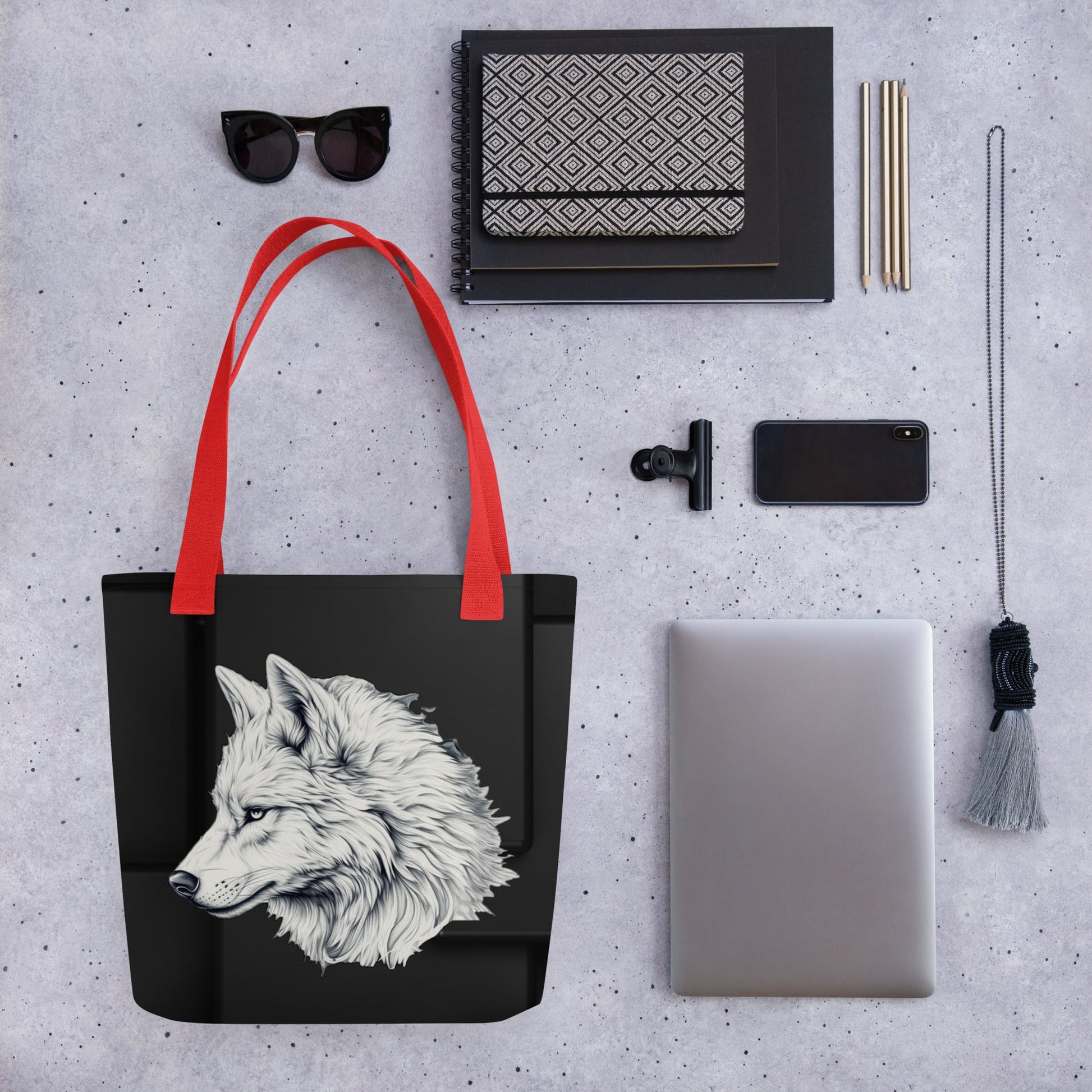 Alpha Wolf - Tote bag - BBairt