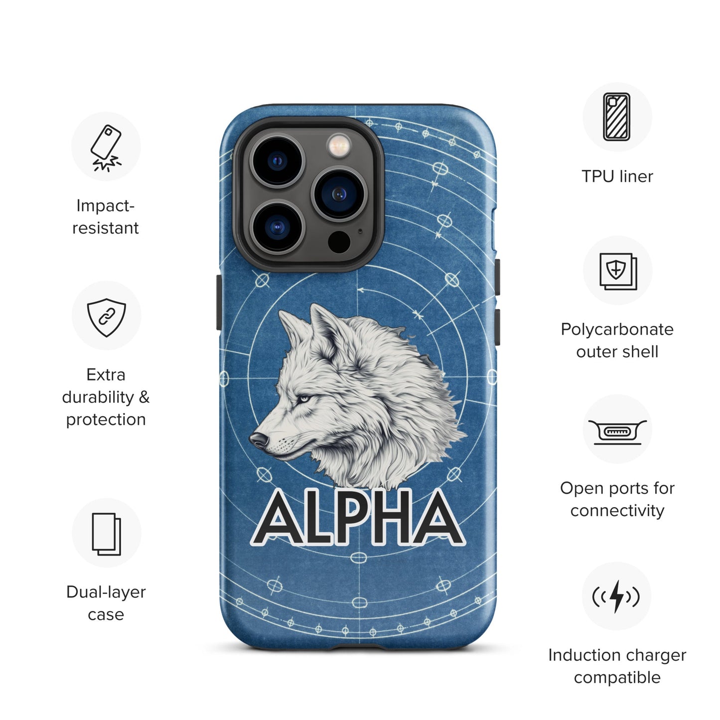 Alpha Wolf - Tough Case for iPhone® - BBairt