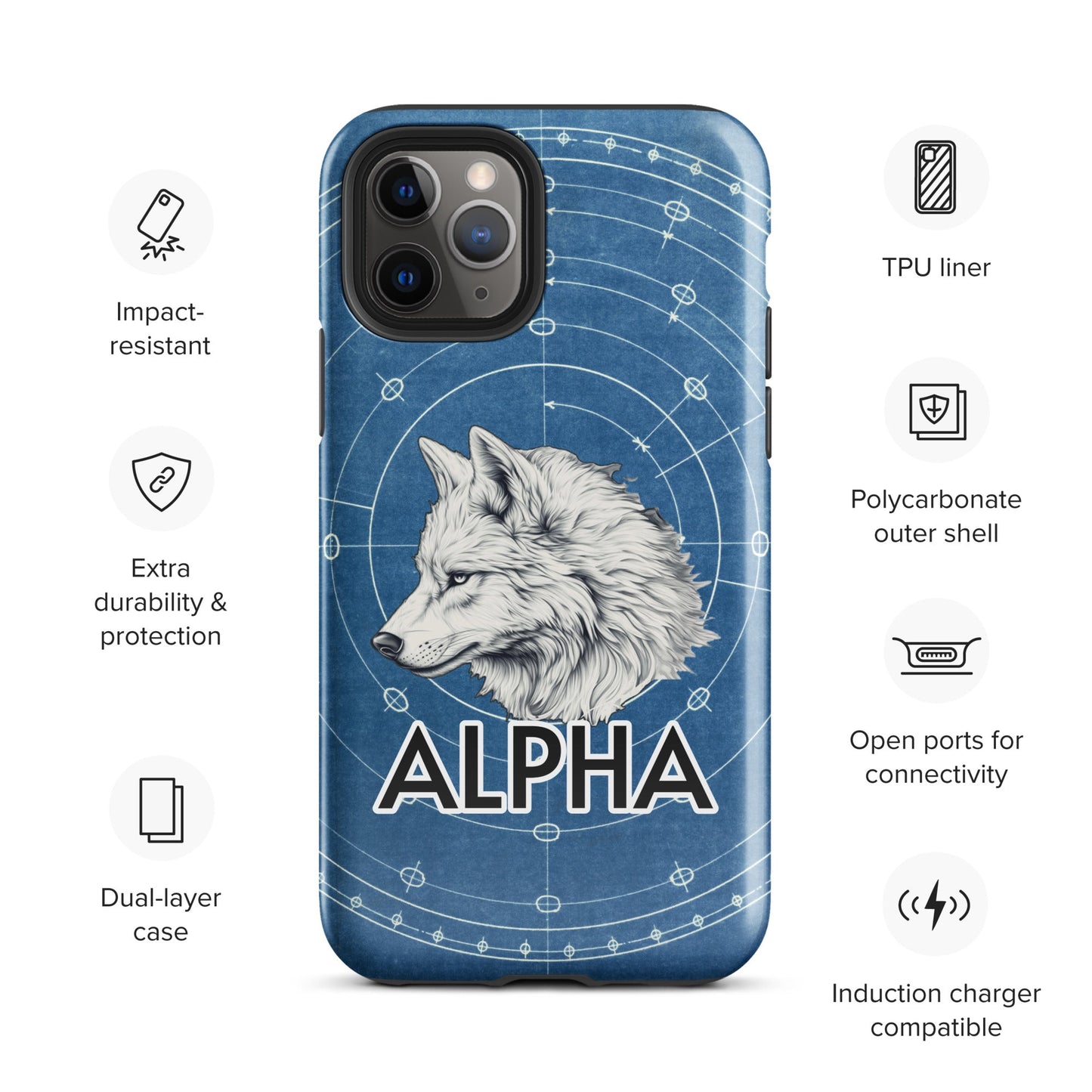 Alpha Wolf - Tough Case for iPhone® - BBairt