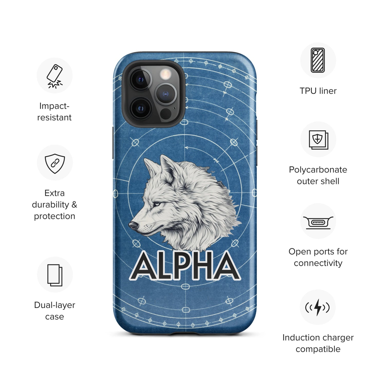 Alpha Wolf - Tough Case for iPhone® - BBairt