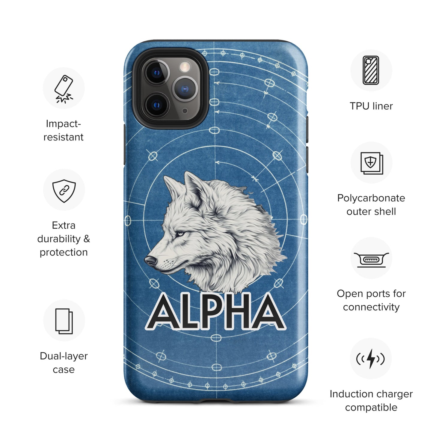 Alpha Wolf - Tough Case for iPhone® - BBairt