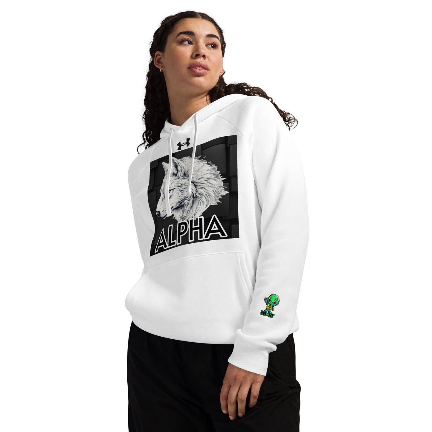 Alpha Wolf - Under Armour® hoodie - BBairt