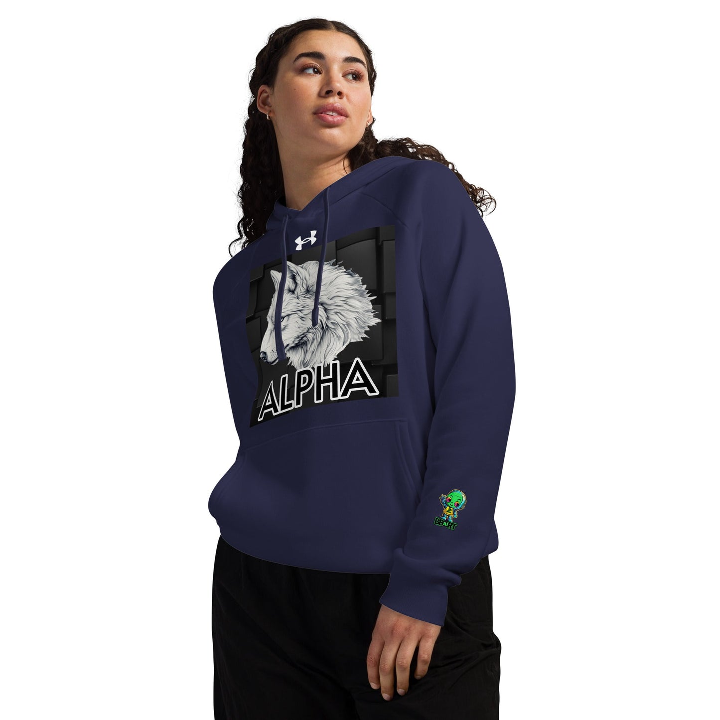 Alpha Wolf - Under Armour® hoodie - BBairt