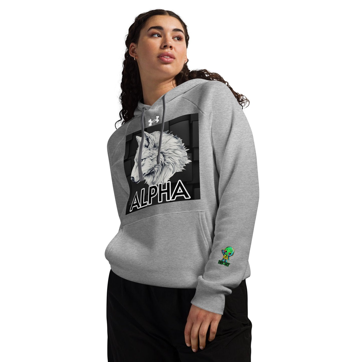 Alpha Wolf - Under Armour® hoodie - BBairt